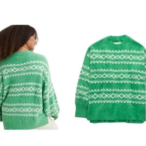 Aerie Flurry Oversized Crew Sweater XL